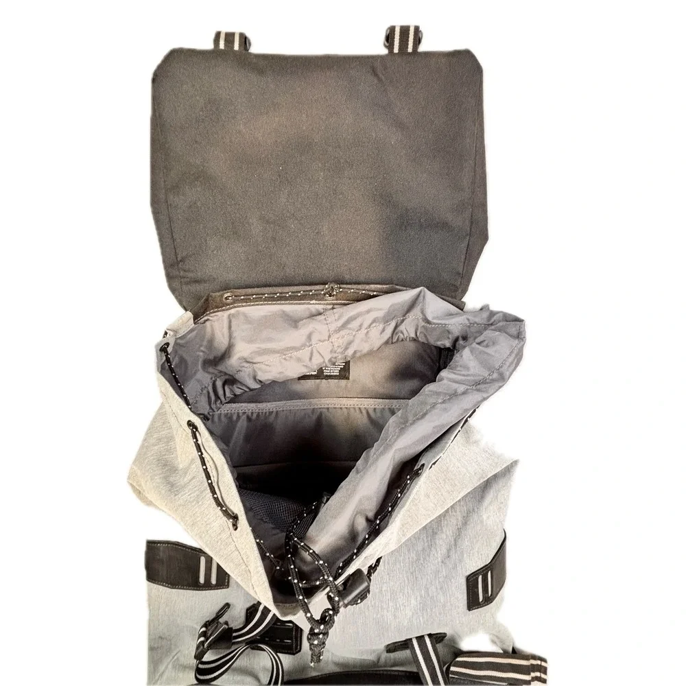 Burton Rucksack‎ Backpack Grey Heather Black Hiking Commuter Bag Padded Laptop